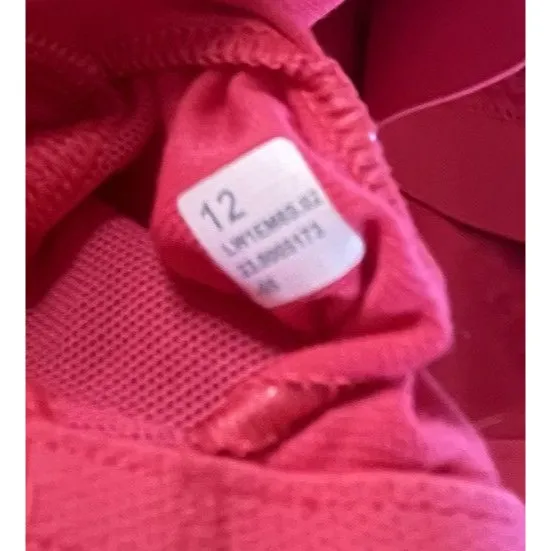 LADIES LULULEMON INVIGORATE TRAIN TANK active gym wear SONIC PINK size 12 dance - Image 6