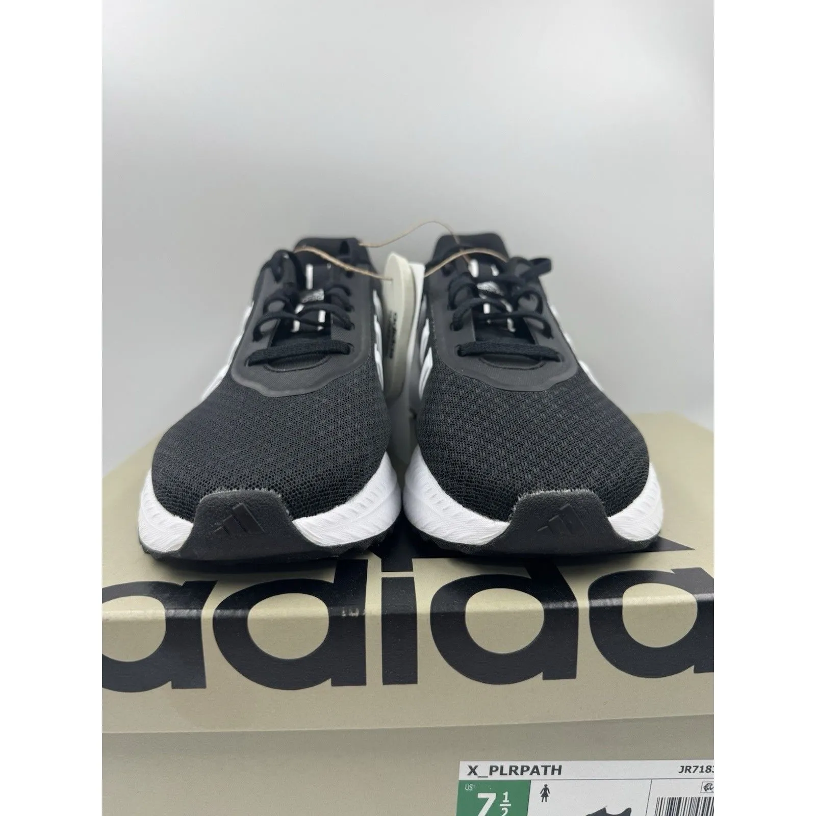 ADIDAS X_Plrpath Running/Walking Shoes Women's Size 7.5 Black/White JR7183 NEW - Image 2
