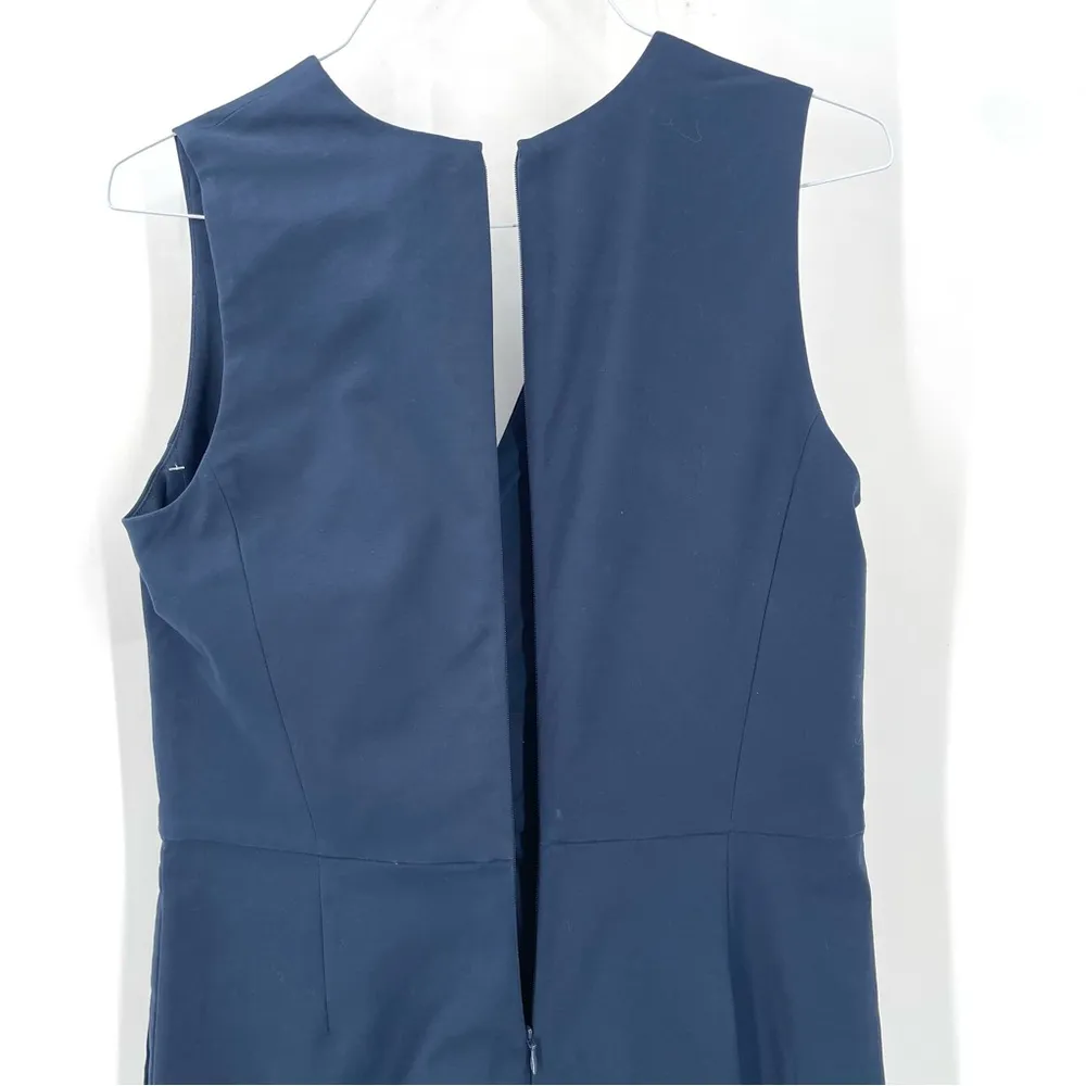 EVERLANE NWT The Structured Cotton Navy Business Casual Classic Pant Jumpsuit - Image 10