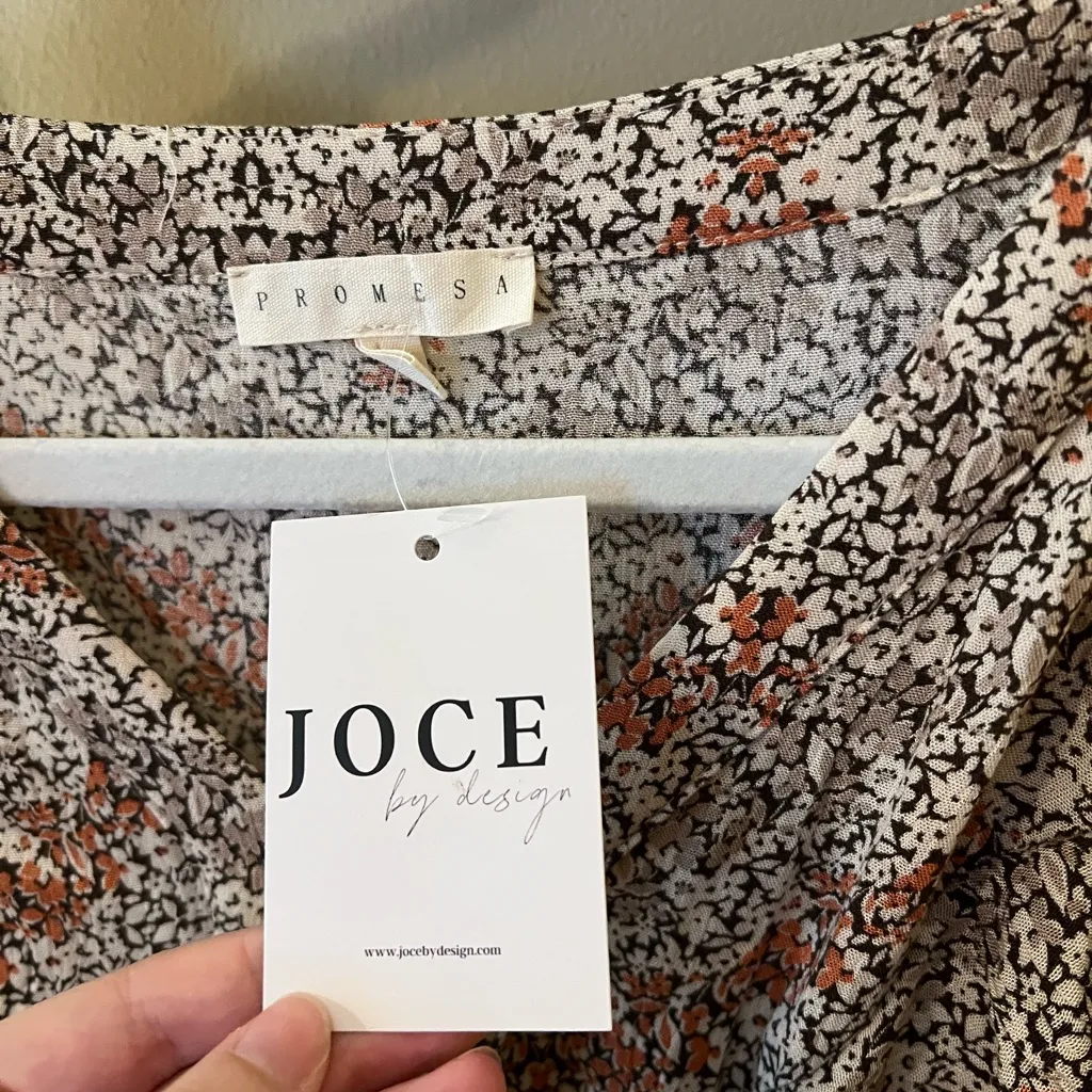 Promesa Floral Ruffle Long Sleeve Dress - Image 4