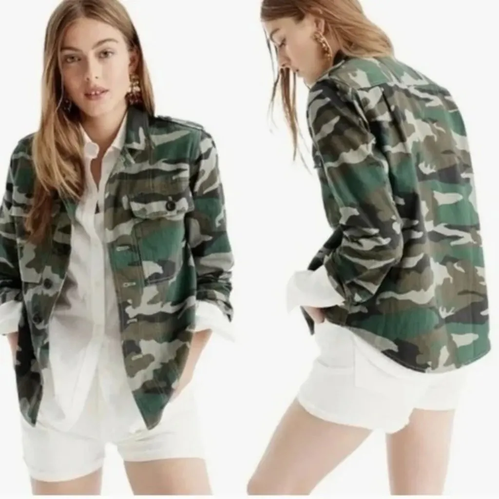 J. Crew Camo Utility Jacket - Image 2