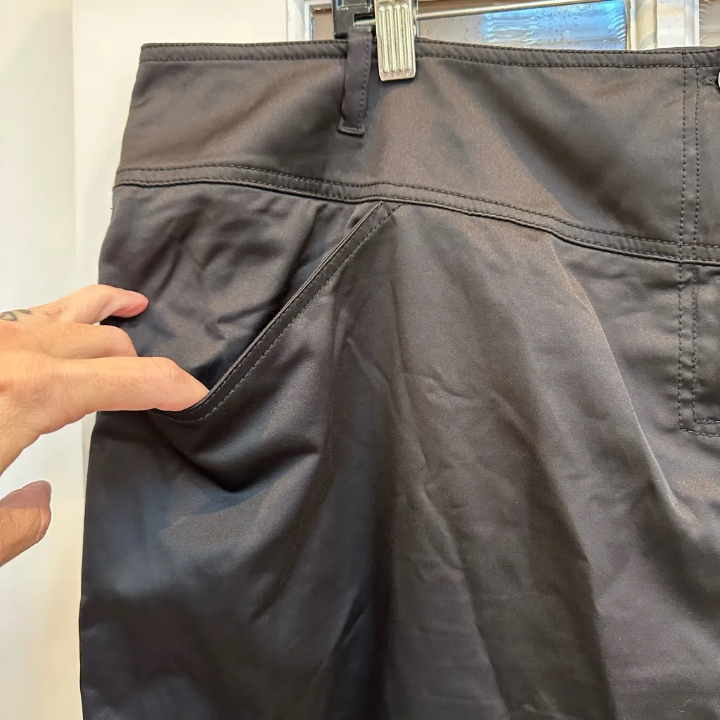 Marina Rinaldi Sport Black Shabby Chic Career Midi Skirt Women’s Plus Size 3X - Image 2