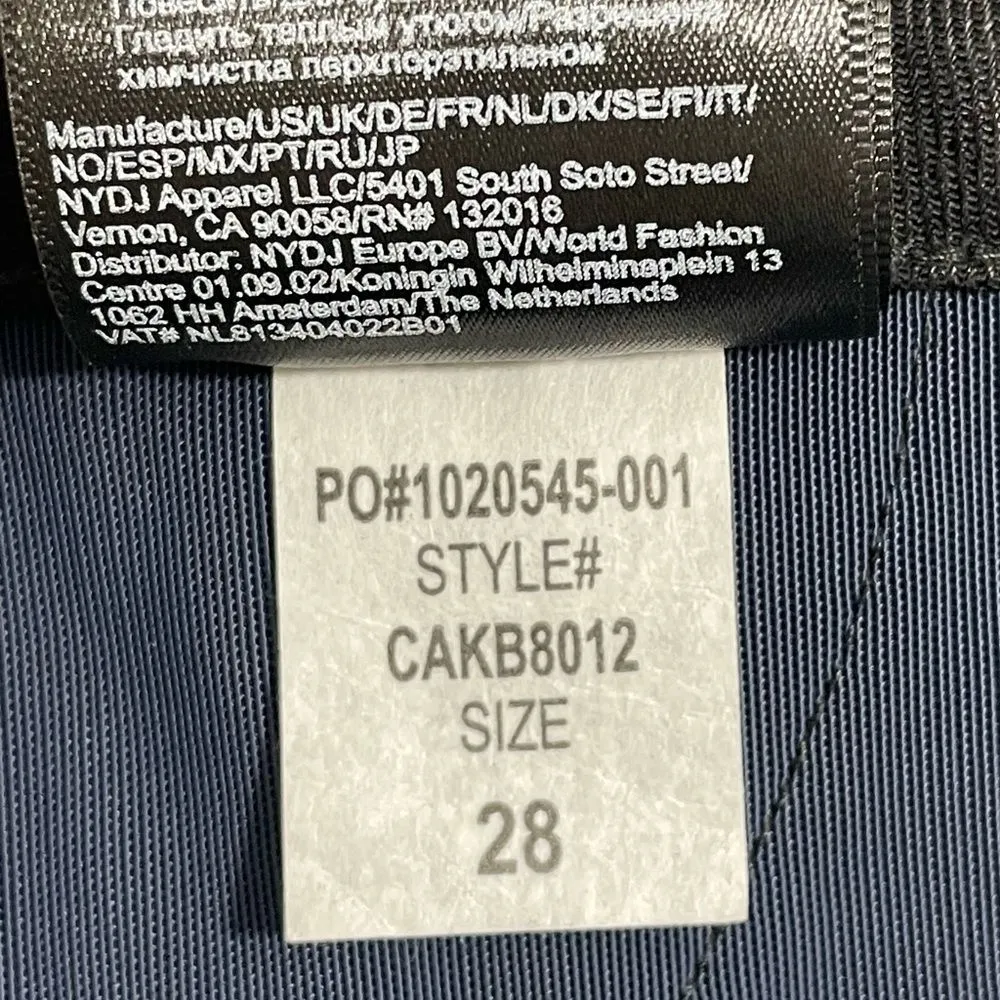 NWT NYDJ Curves 360 Wide Leg Linen Blend Pants Plus Size 28 Trouser - Image 11