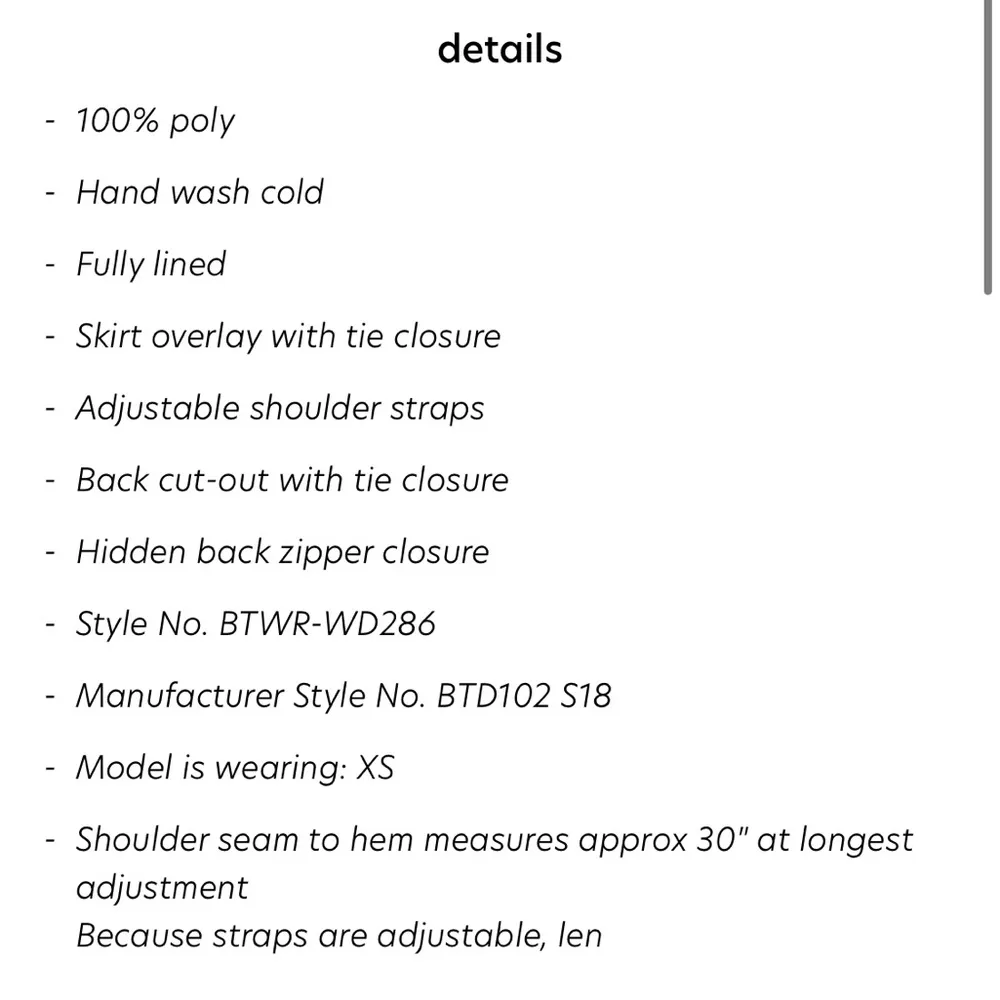 Superdown Morgan Layered Blue Mini Dress XS - Image 13