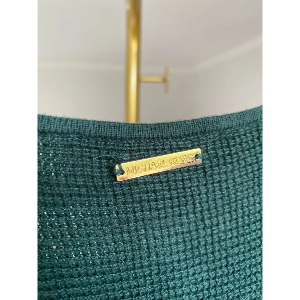 Michael Kors Knit Tunic Sweater Coastal Grandmother Quiet Luxury Cottagecore - Image 4