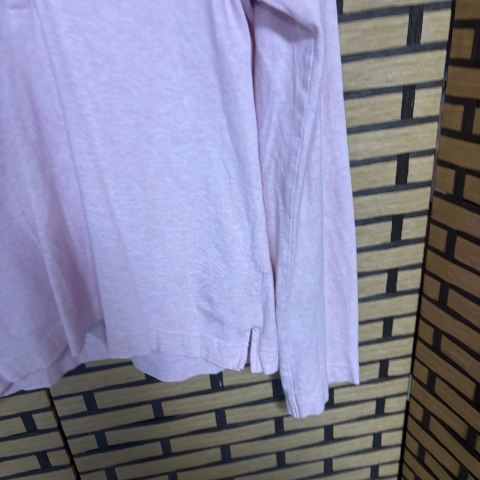 American Eagle Pink Polo Long Sleeve‎ Shirt Size XL - Image 4