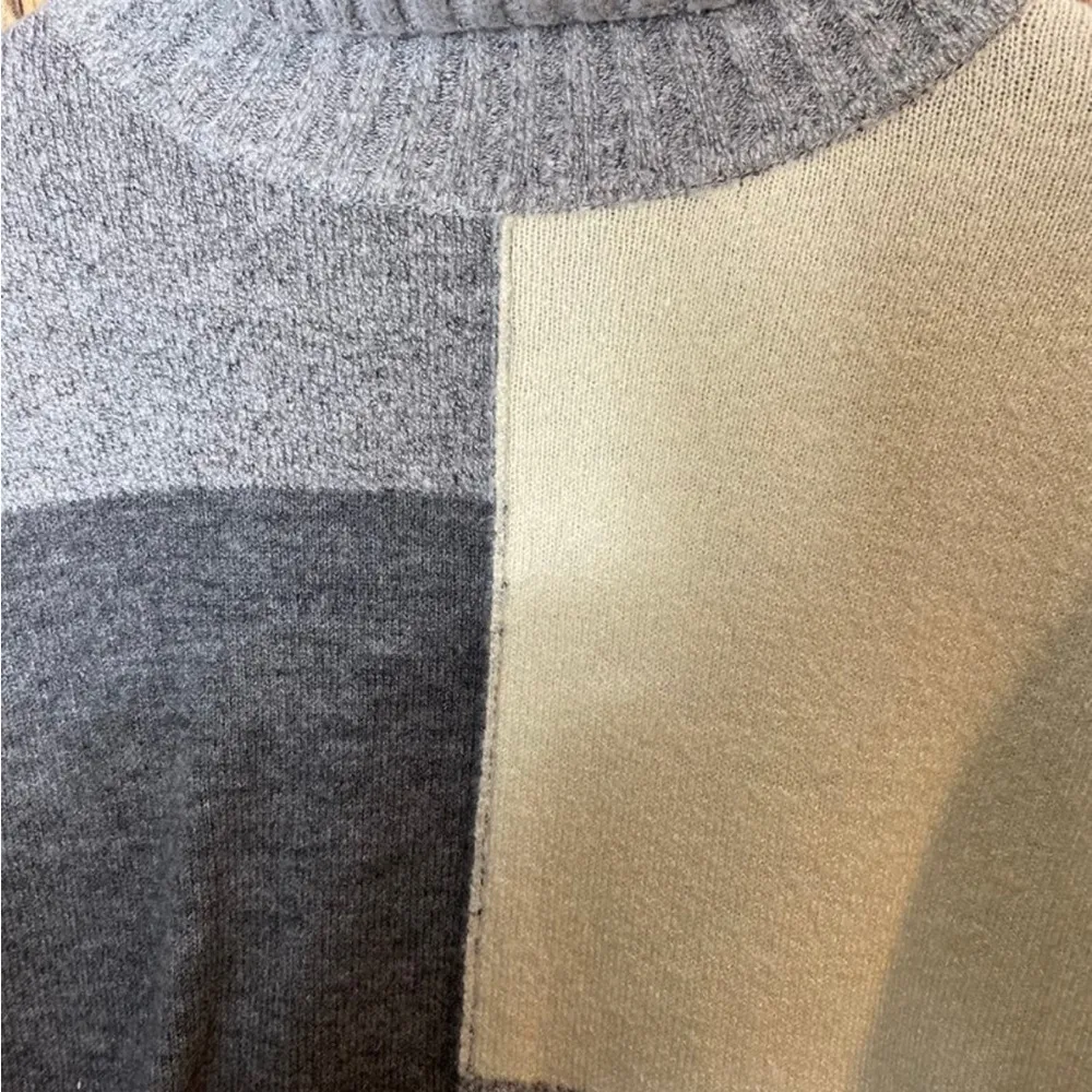 Cyrus  Womens Side Slits Long Sleeve Turtleneck Sweater Gray Small (29) - Image 6