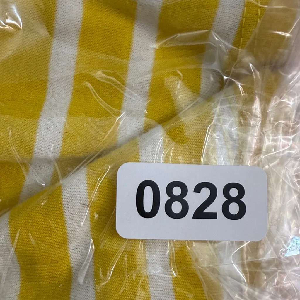 Ultra Flirt Yellow‎ Striped Mini Dress - Image 5