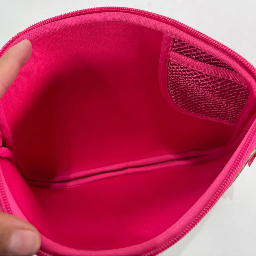 Lilly Pulitzer iPad Tablet Soft Case Pouch Zipper Alligator Shells Hot Pink 10x8 - Image 6