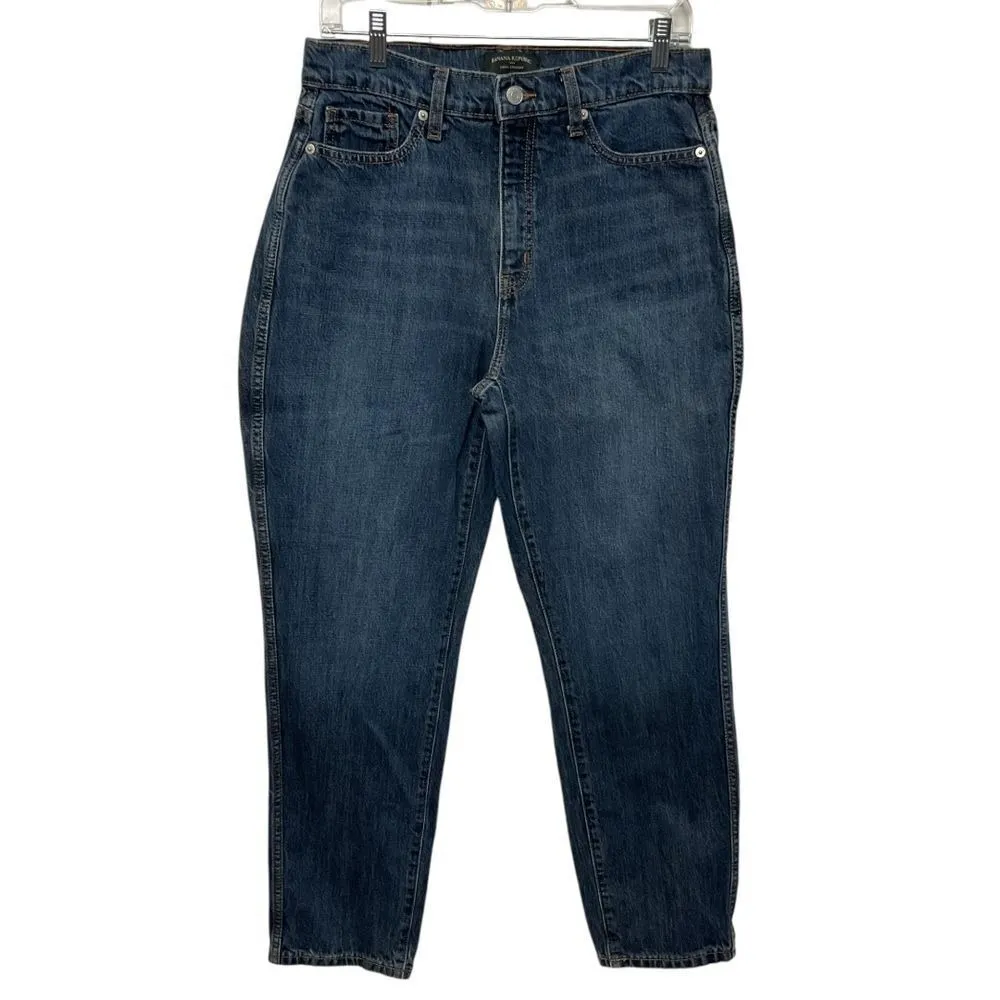 Banana Republic Women's‎ Curvy Straight Leg Jeans Dark Wash Size 29/8  High Rise - Image 2