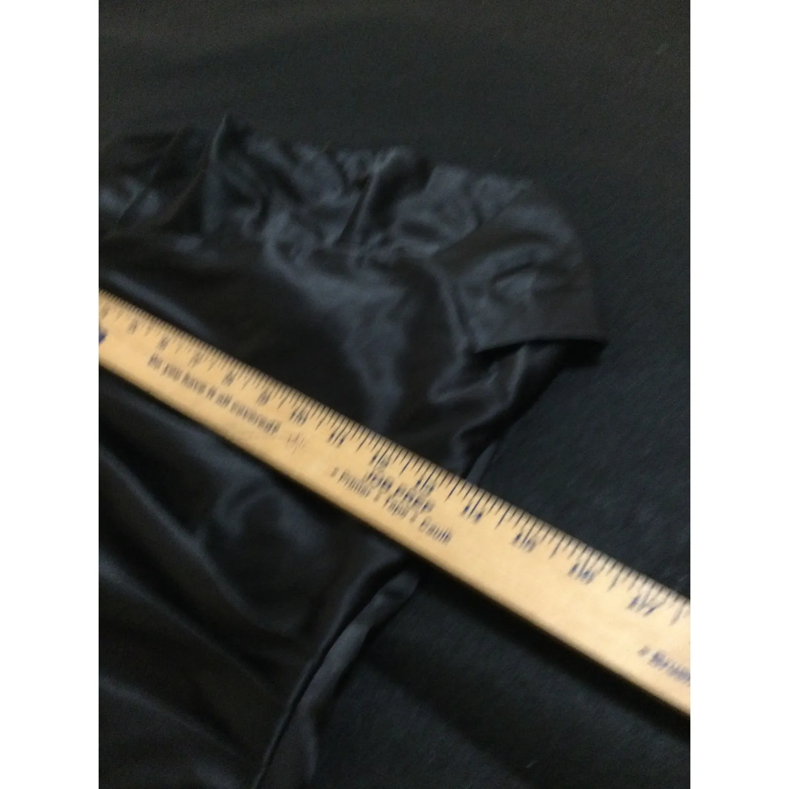 Mystic Sleek Ruffle Dress Party Cocktail Evening Black Size Small Silver - Image 4