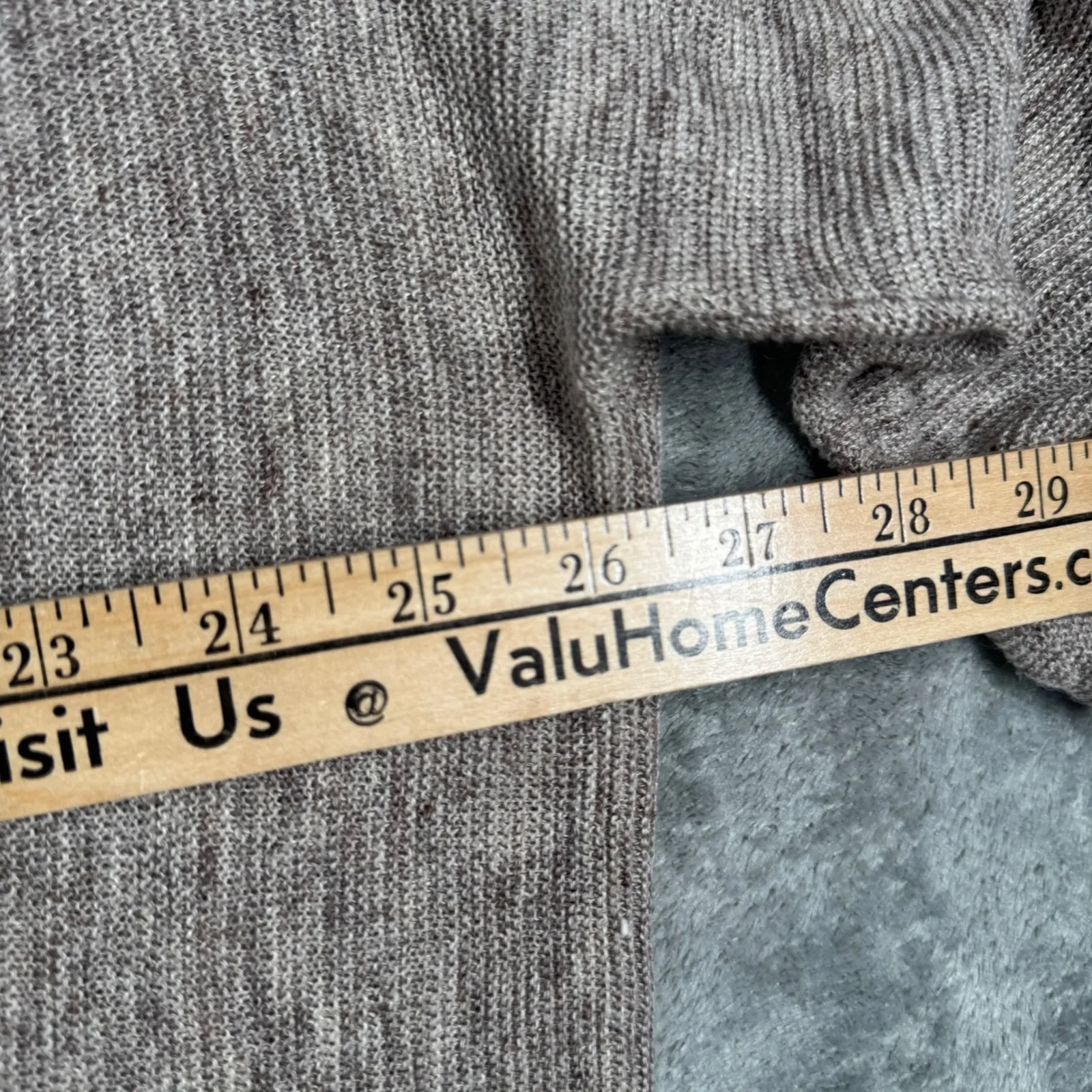 Eileen Fisher Sweater V-Neck Top Linen Boxy Knit Relaxed Fit Casual Brown Size M - Image 9