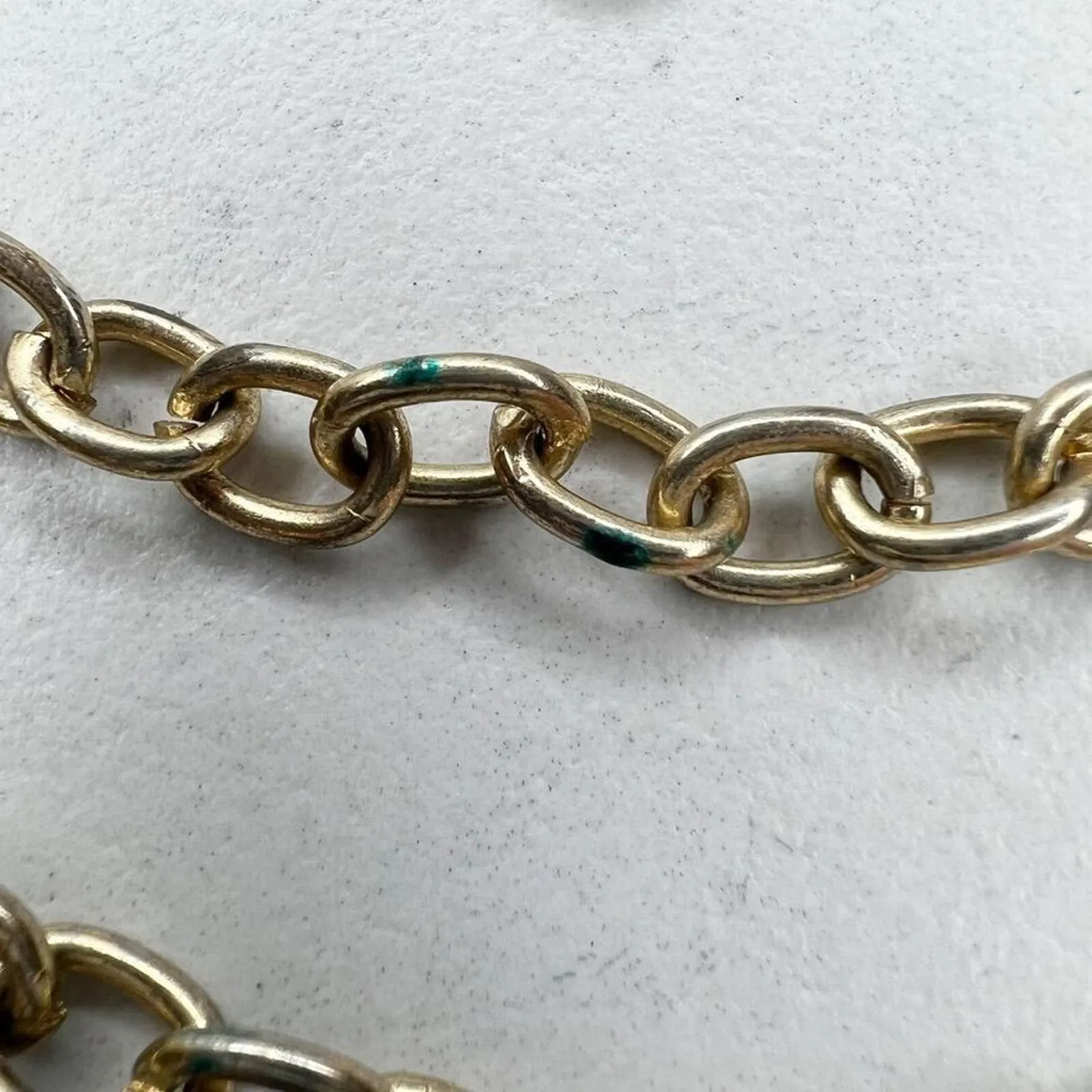 Gold Tone Simple Basic Chain Link Belt XS/Small (XS/S) ✨ - Image 12