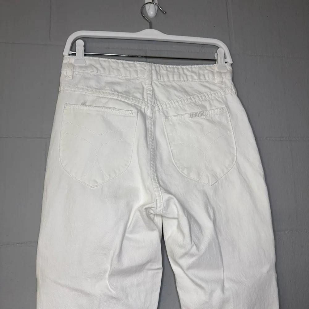ROLLA’S Original High Rise Straight Jeans in White Women’s Size 27 Distressed - Image 8