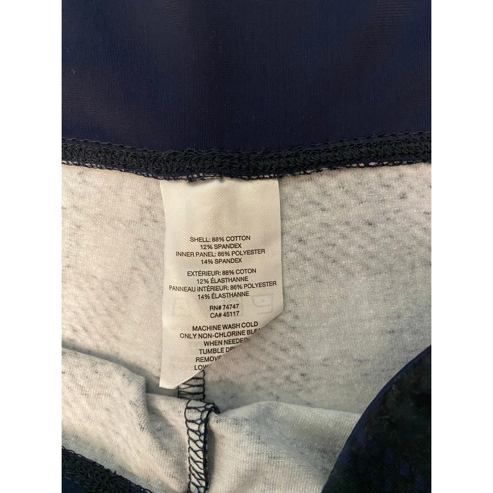 Natural Reflections Plaid Seamless Leggings Women's Large Stretch Pull On NWT - Image 7