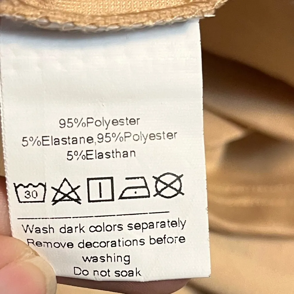 NWT! Grace Karin Pleated Balloon Long Sleeve Midi Dress 23-24” P2P - Image 10