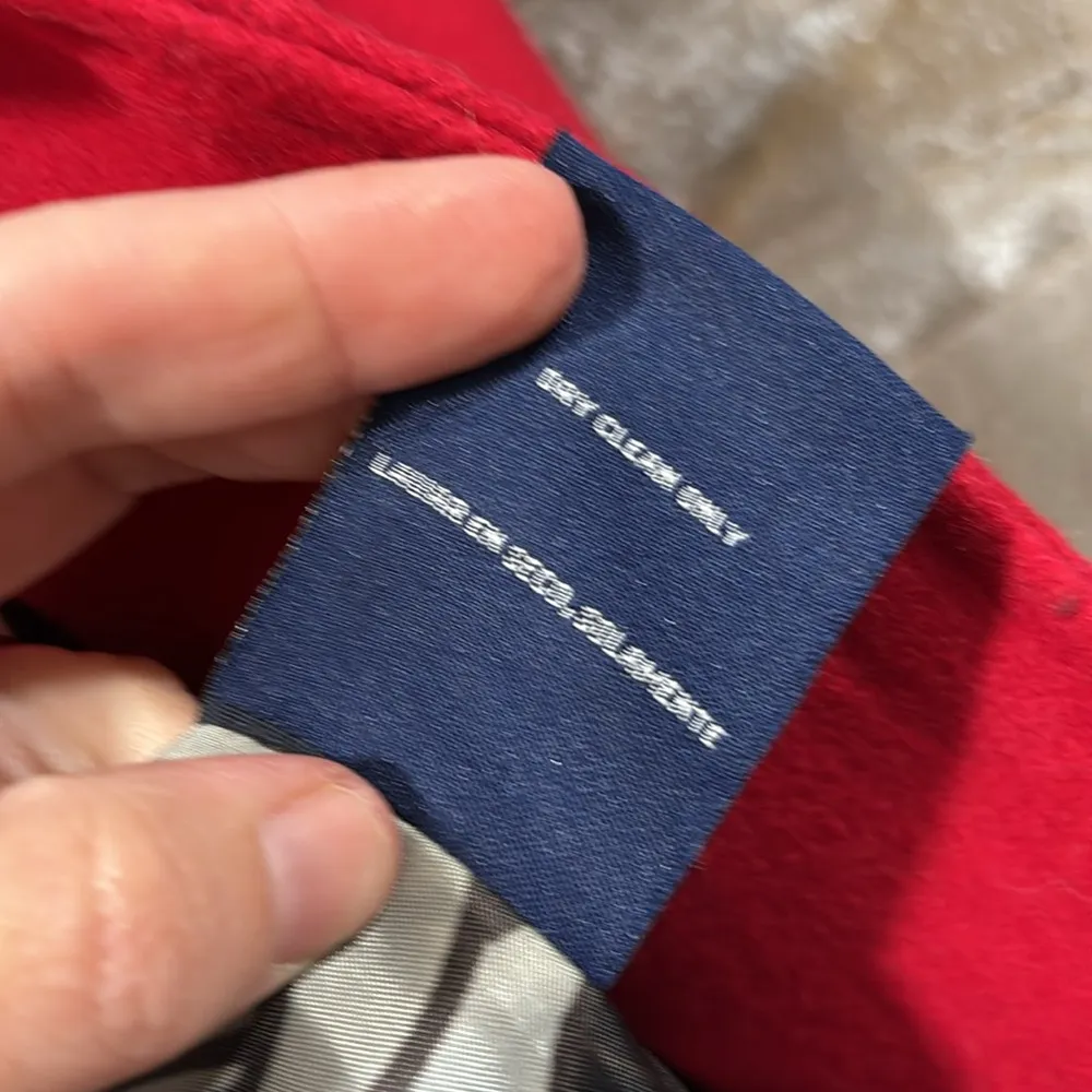 Green Envy red wool peacoat size L Medium - Image 9