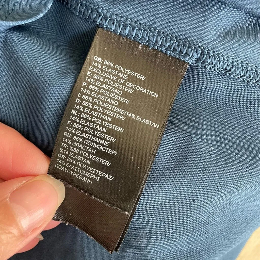 The North Face Sporty Dawn Break Shift Dress Cadet Blue L - Image 9