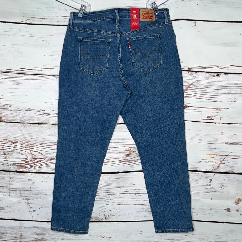 Levi's Woman NWT Sz 16W Blue Denim Vintage Soft Mid Rise 711 Skinny Ankle Jeans - Image 3