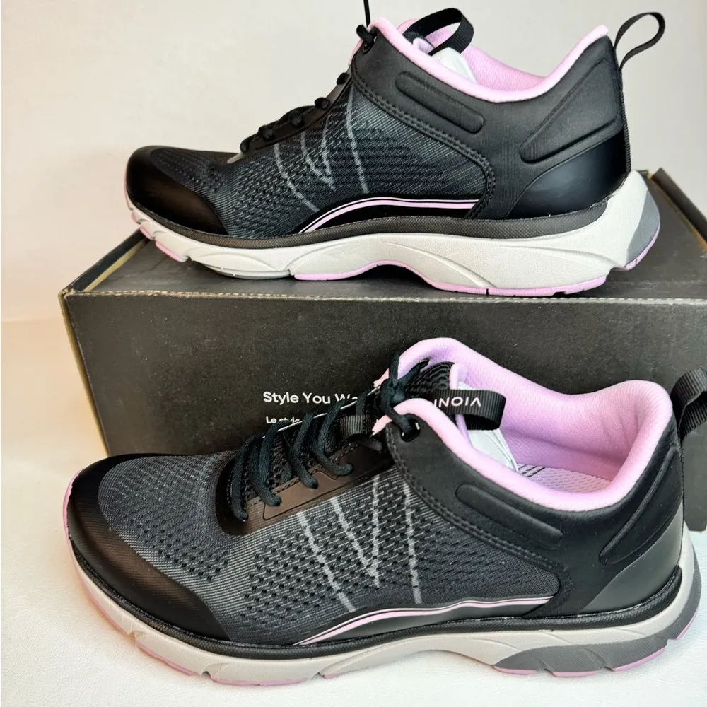 Vionic Knit Lace Up Sneakers - Vibrant casual classic comfy everyday summer - Image 2