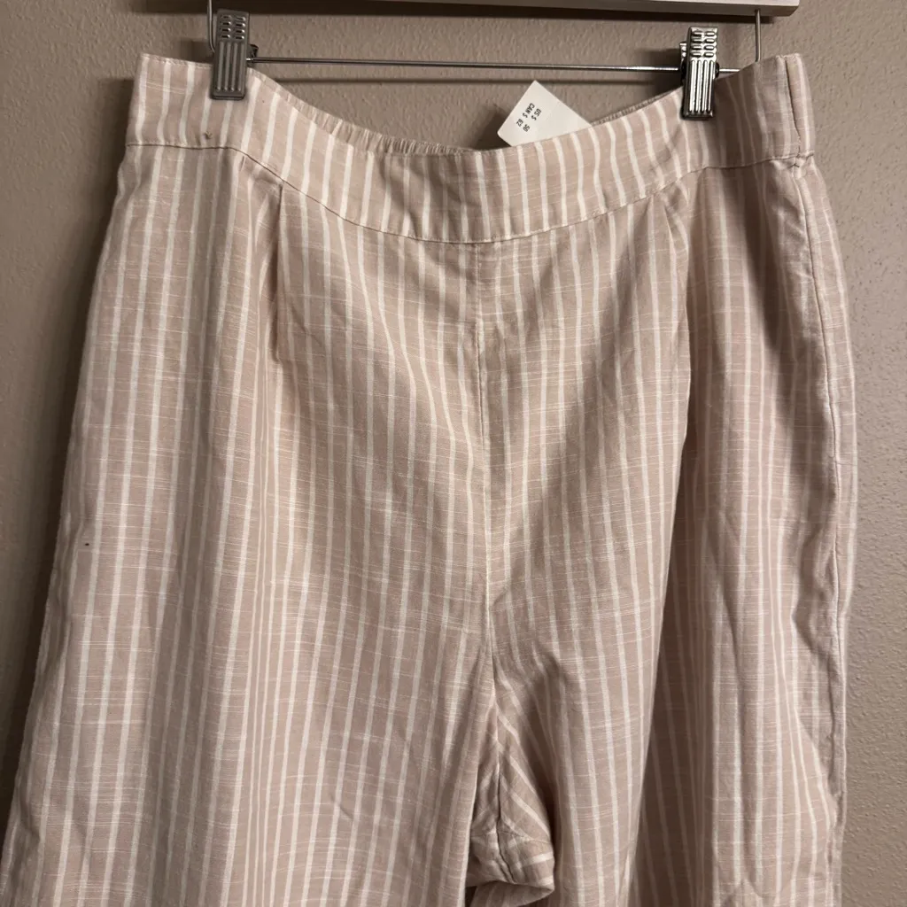 ABERCROMBIE Striped Linen Pants - Image 5
