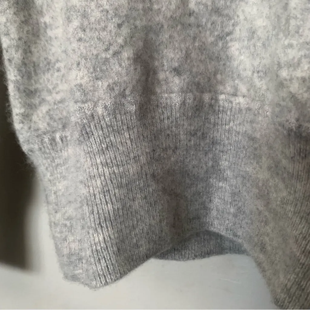 NAADAM Gray 100% Cashmere Crew Knit Sweater Silver Size XS - Image 4