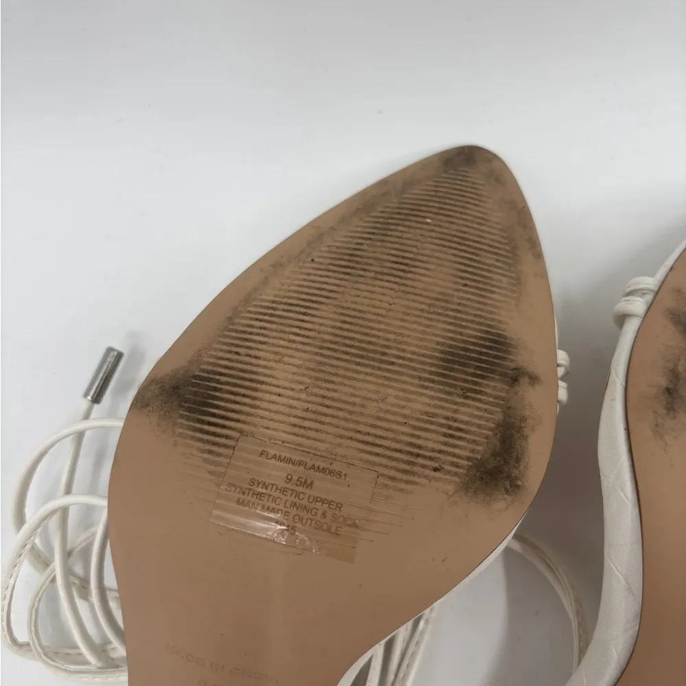 Steve Madden  Flamin Heel in White - Image 6