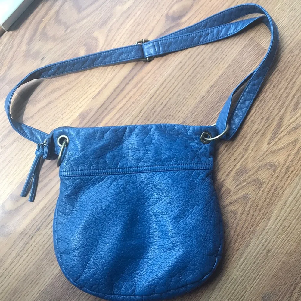 Bueno Women’s Handbag Crossbody Purse Blue Multizip Accessories Boho Western - Image 3