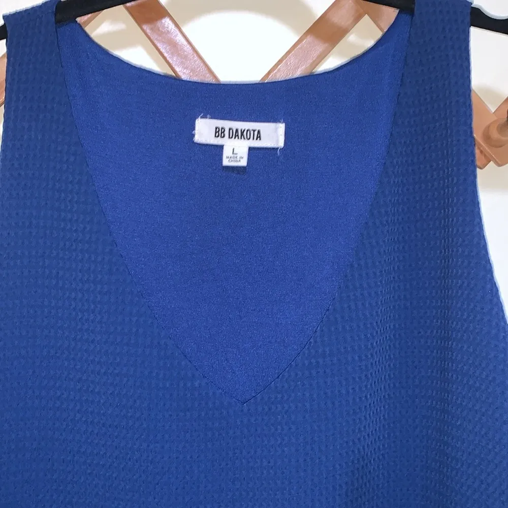 BB Dakota Jarvis Waffle Knit Dress with pockets women size LARGE - Image 4