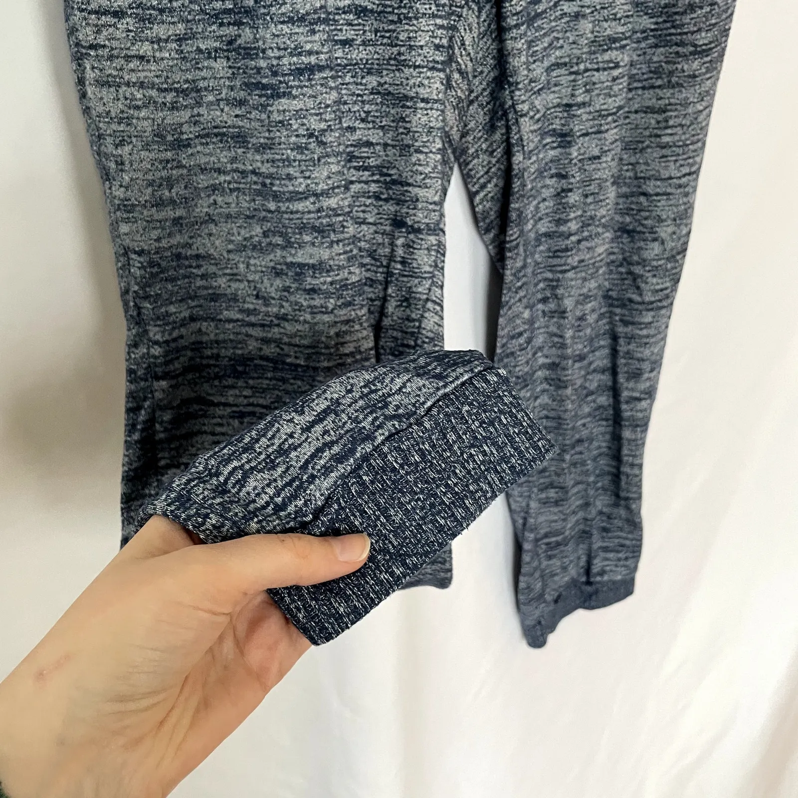 Chico's zenergy blue heathered sweatpants elastic waist pull on women's XL - Image 3