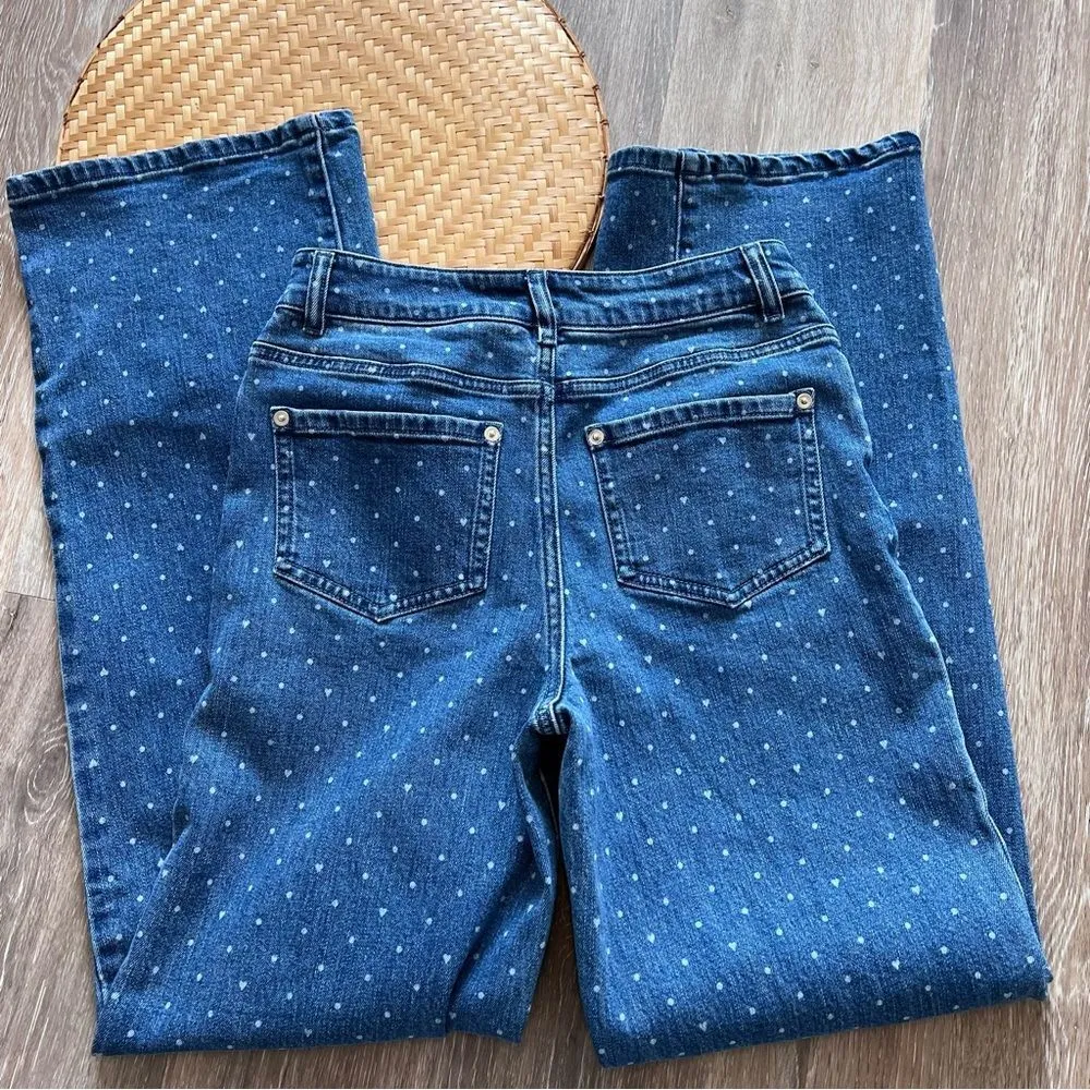 Generation love heart polka dot‎ Judith jeans women’s size 26 - Image 10
