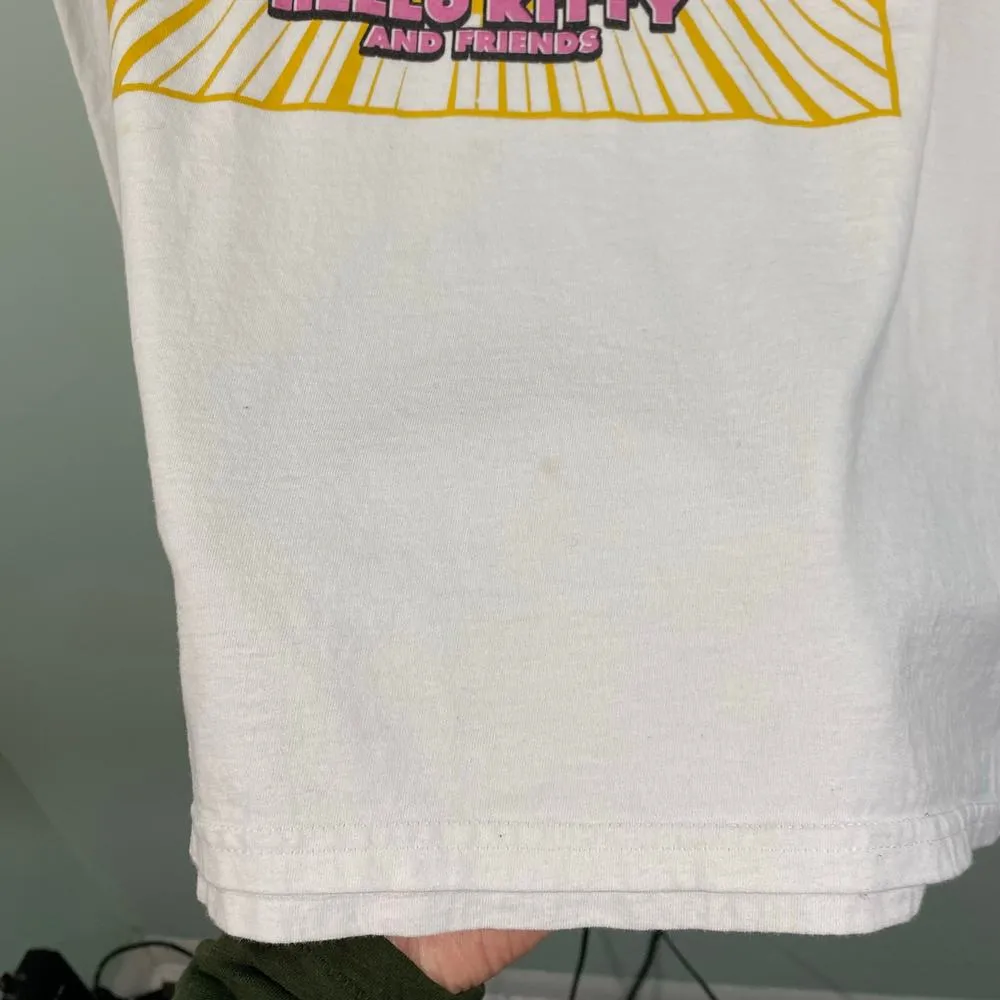 Naruto X Sanrio Hello Kitty White Long Sleeve Graphics Tee Size M/L Size M - Image 5