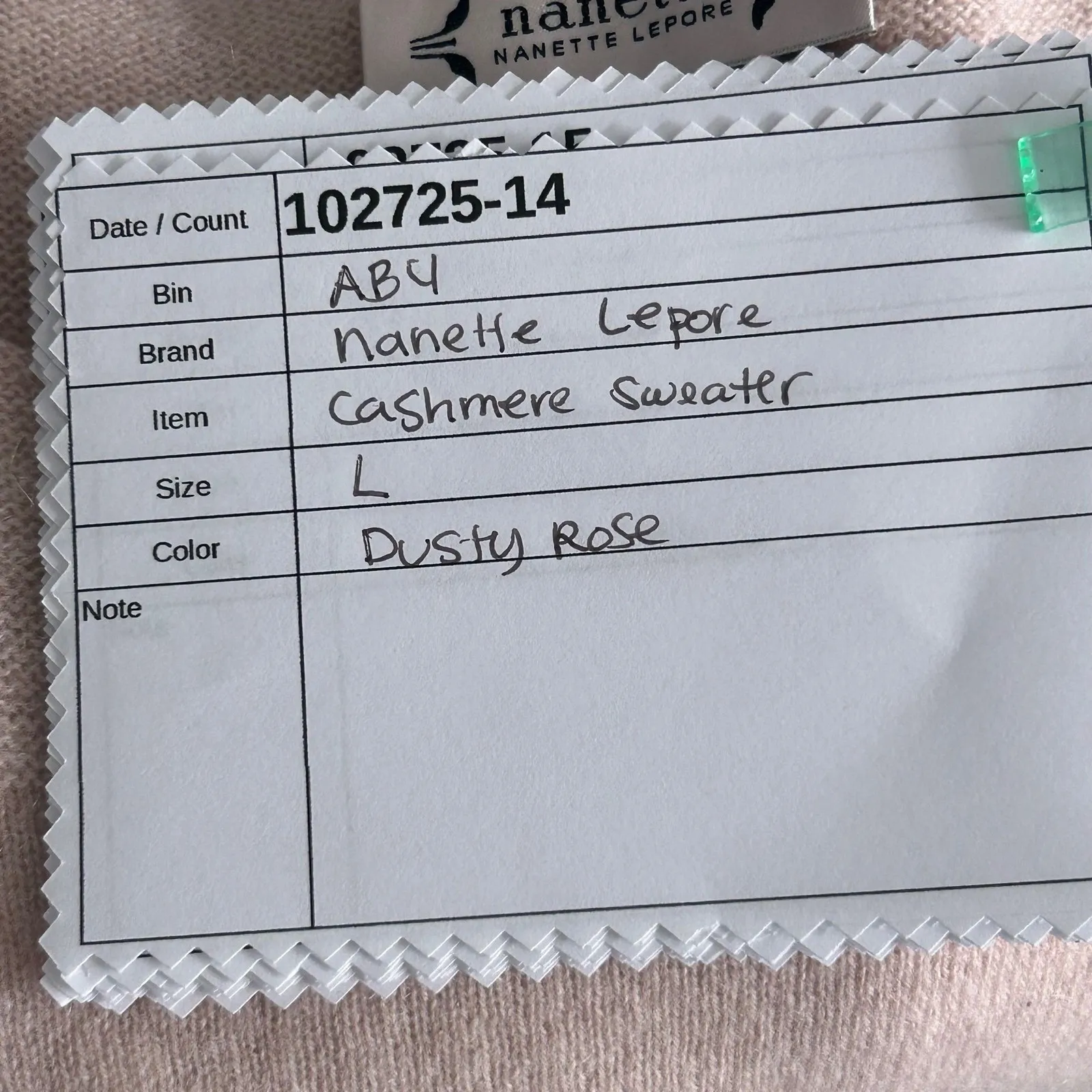 Nanette Lepore Cashmere Sweater Pink Large - Image 13