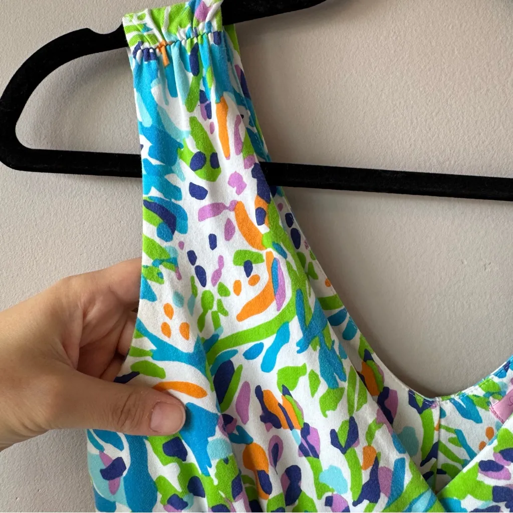 Lily Pulitzer Women’s Sea‎ Soriee Shianne Double V-Neck Dress Size Small - Image 4