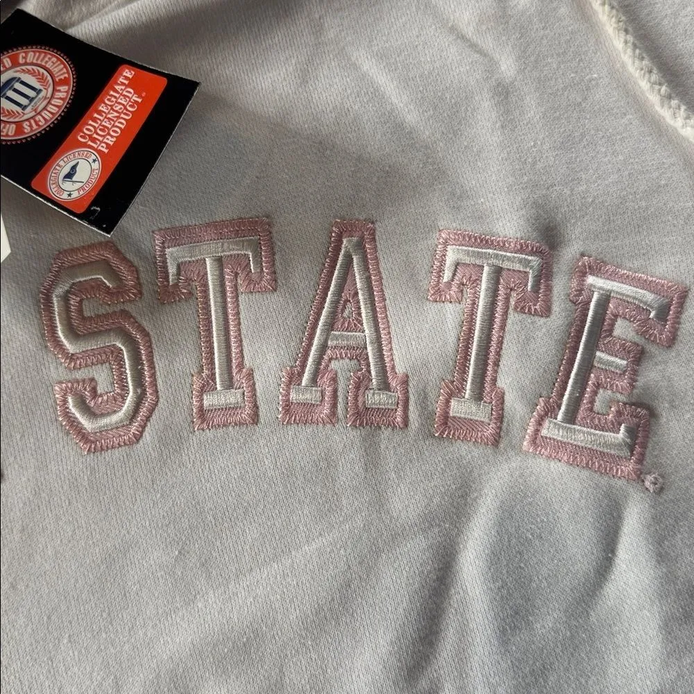 Women’s White Embroidered ‘Rutgers’ Hoodie Size M NEW - Image 13