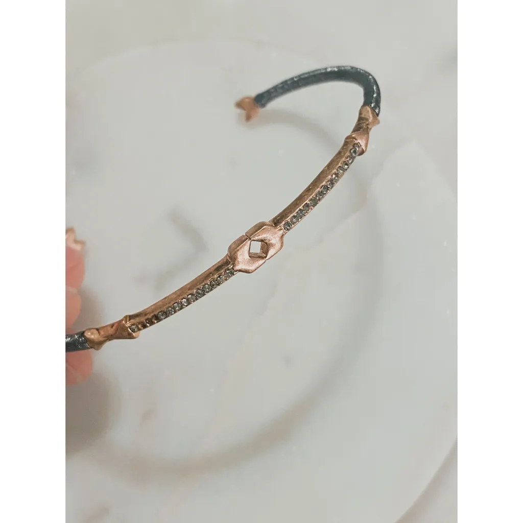 Stella & Dot Rose Gold & Silver Bracelet - Image 4