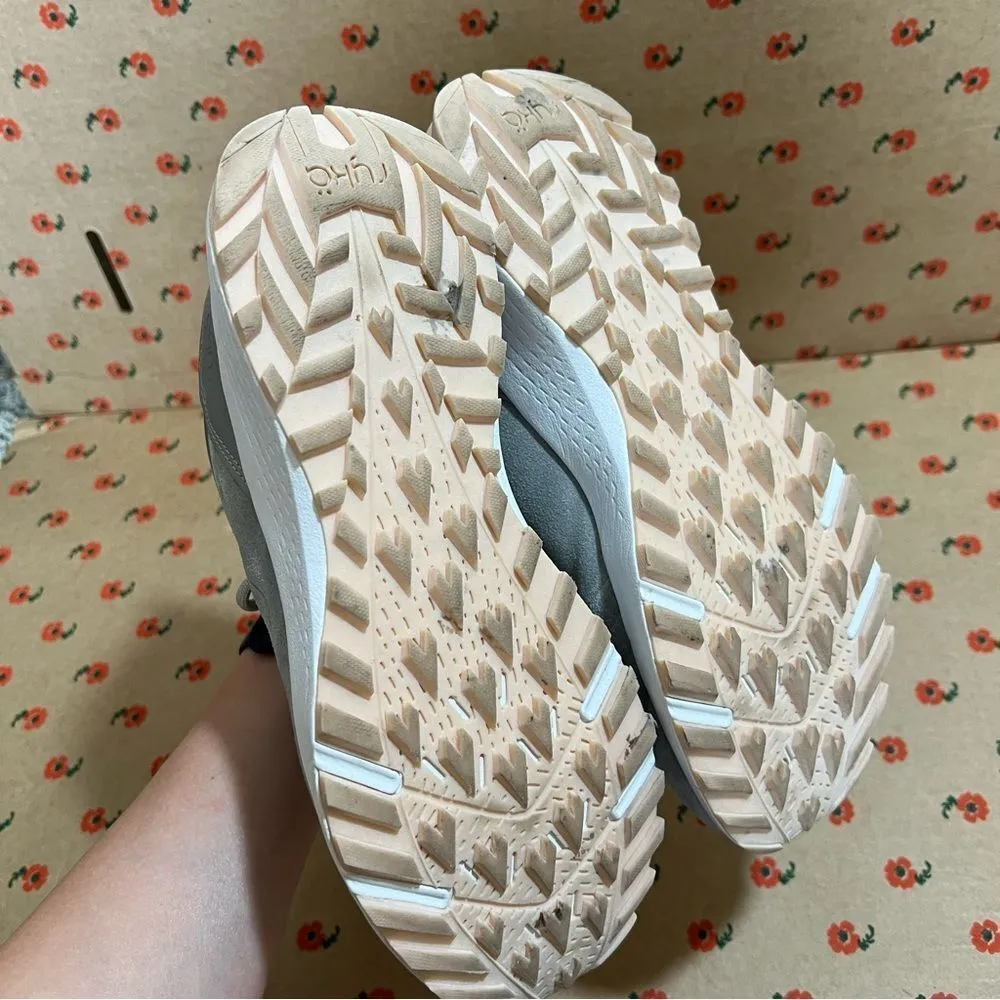 Ryka ✨  Kali Grey Dove White Suede Tennis Shoes 9 - Image 5