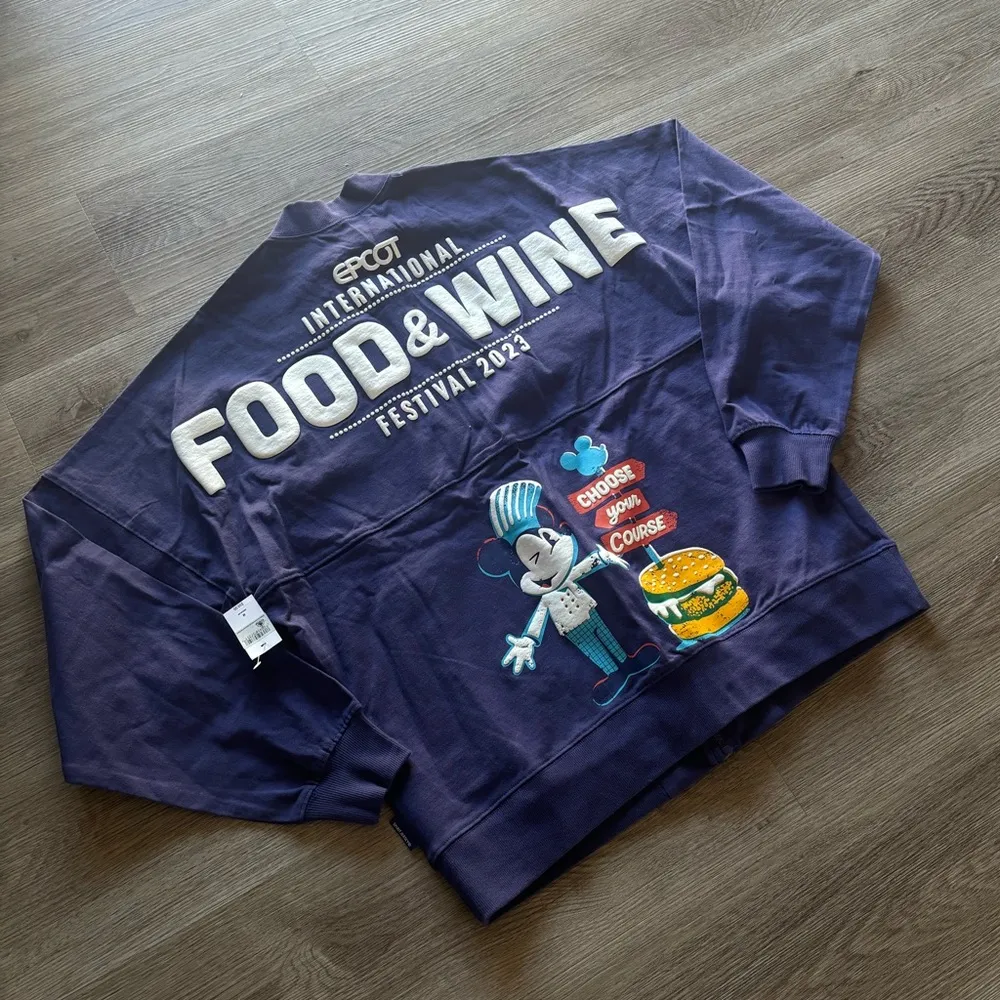 NEW Disney Epcot Food & Wine Festival 2023 Full Zip Spirit Jersey - Image 5