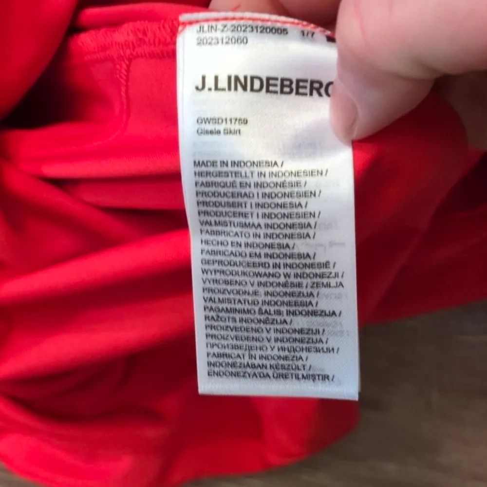 J. Lindenberg USA Golf Skort And Top Size medium Red - Image 5