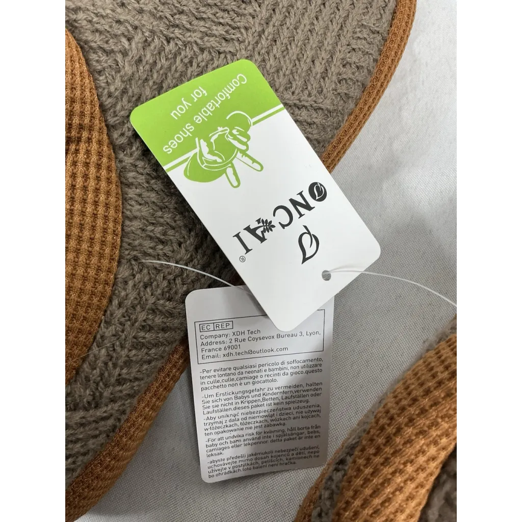 Womans NCAI Slipon Slipper Shoes Brown 8.5 Lined 2 Inch Heel NWT - Image 7