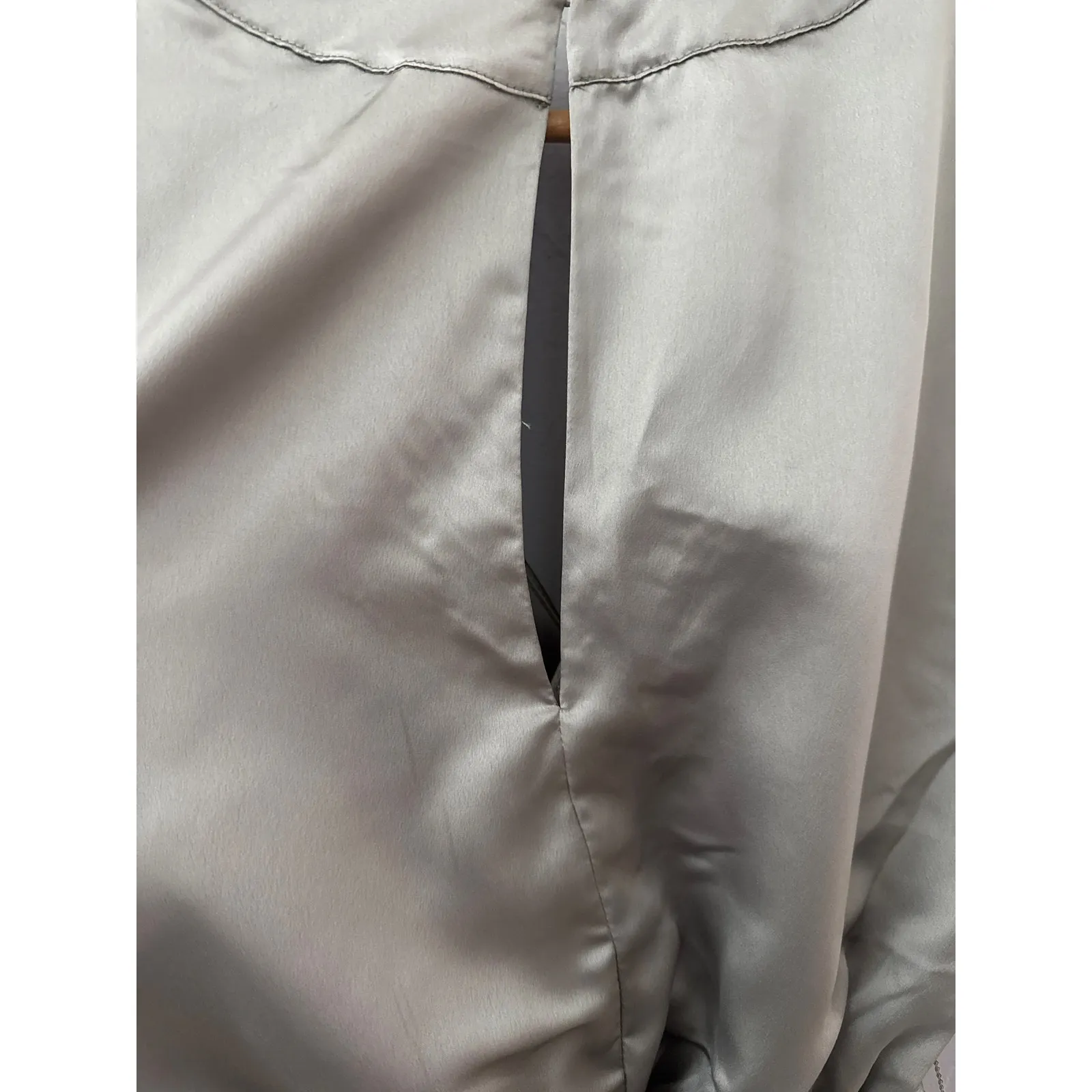 Show Me Your Mumu Luxe‎ Satin Say I Do Romper Moss Green Size Small - Image 12