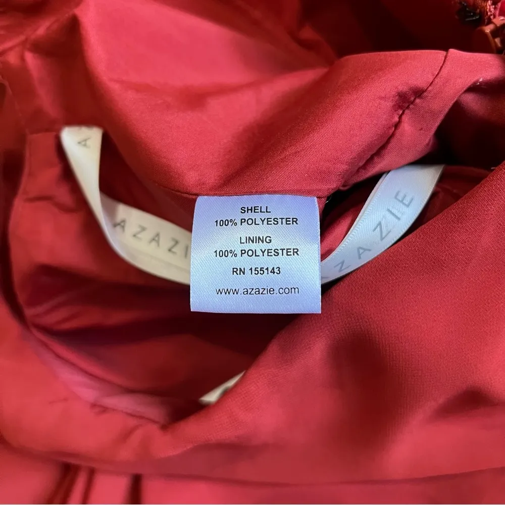 Azazie Lizzy A-line One Shoulder Bridesmaids Maxi Dress - Image 11