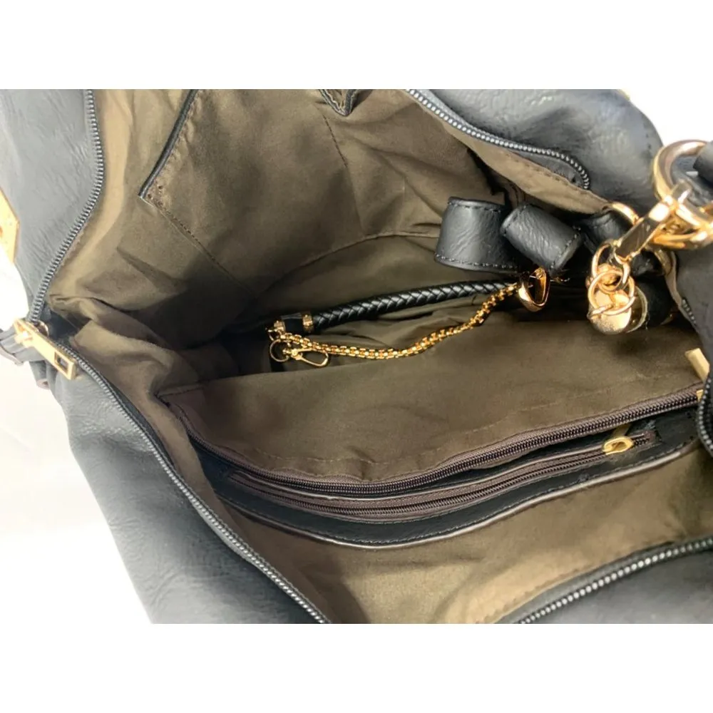 Lisa Fang Women's Black Large Purse - Image 4