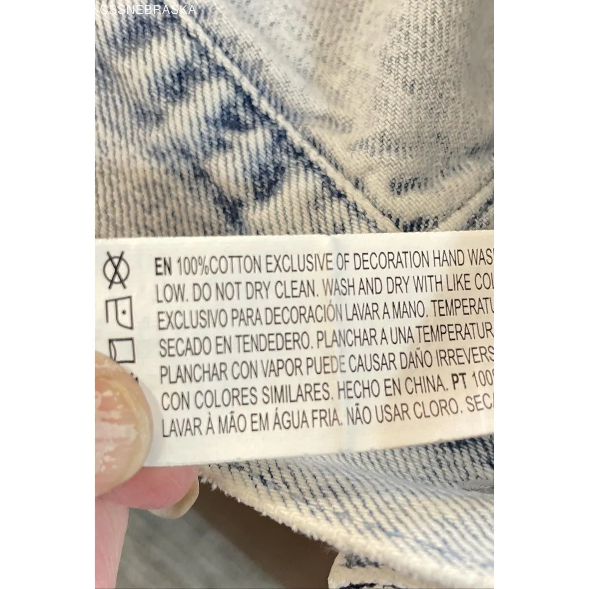 Forever 21 Light Blue Trim Denim Jacket - Size M - Image 9