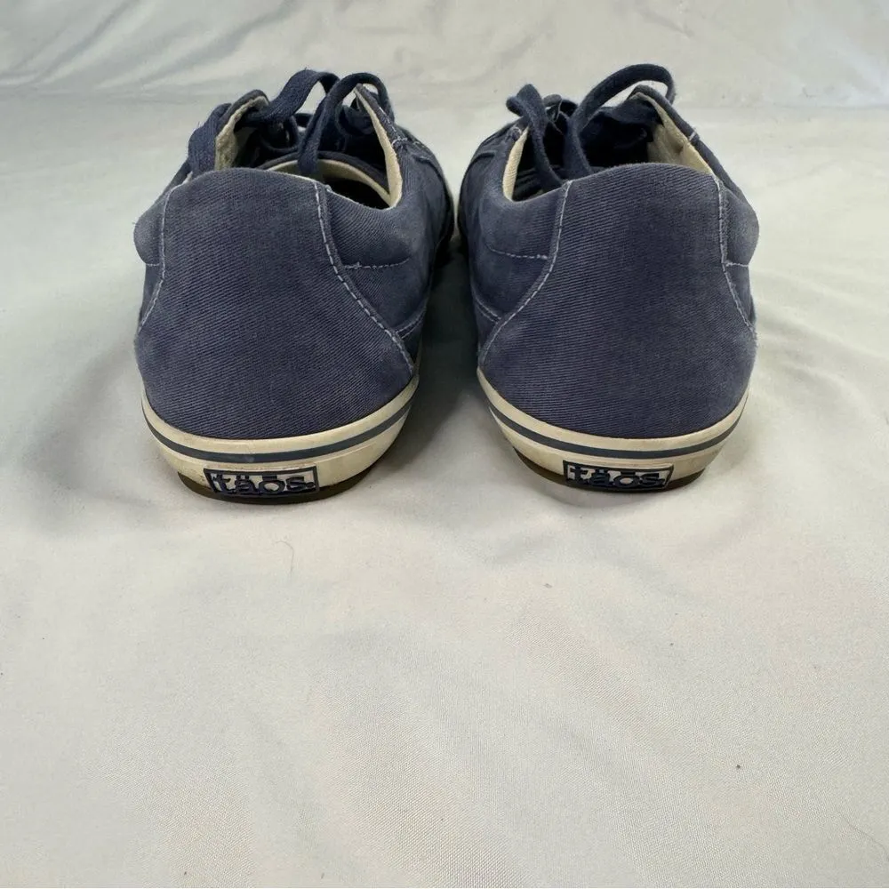 Taos Indigo Blue Size 8.5 Moc Star Sneaker Arch Support Canvas Travel Comfort - Image 7