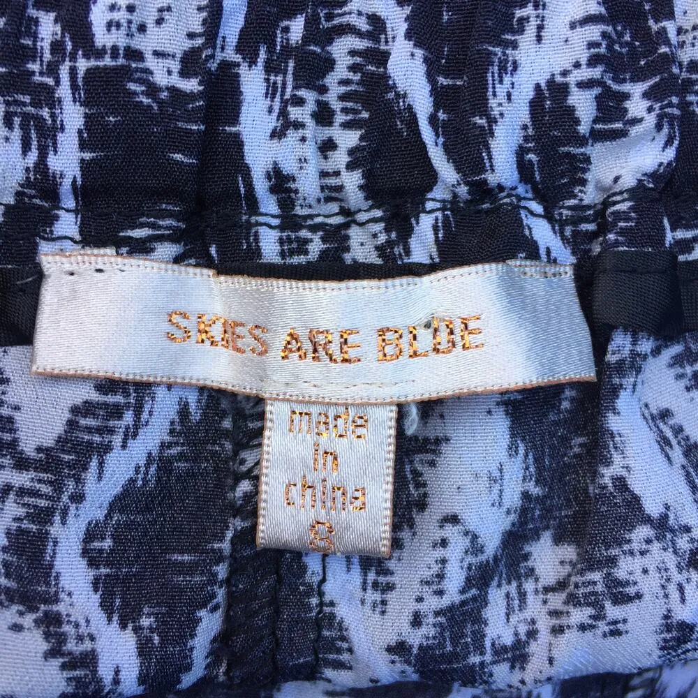 Skies Are Blue Ikat Diamond Pants S Black White Stitch Fix - Image 4