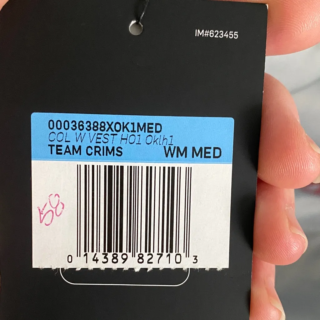 Reversible Nike Crimson Puffer Vest with OU Emblem - Image 5