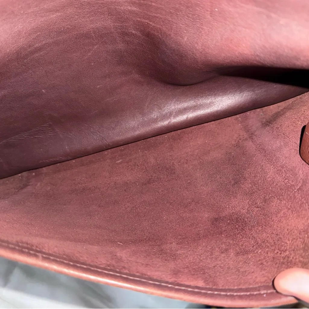 Coach Vintage  Shoulder brief. Style 5230 in mahogany - Image 9