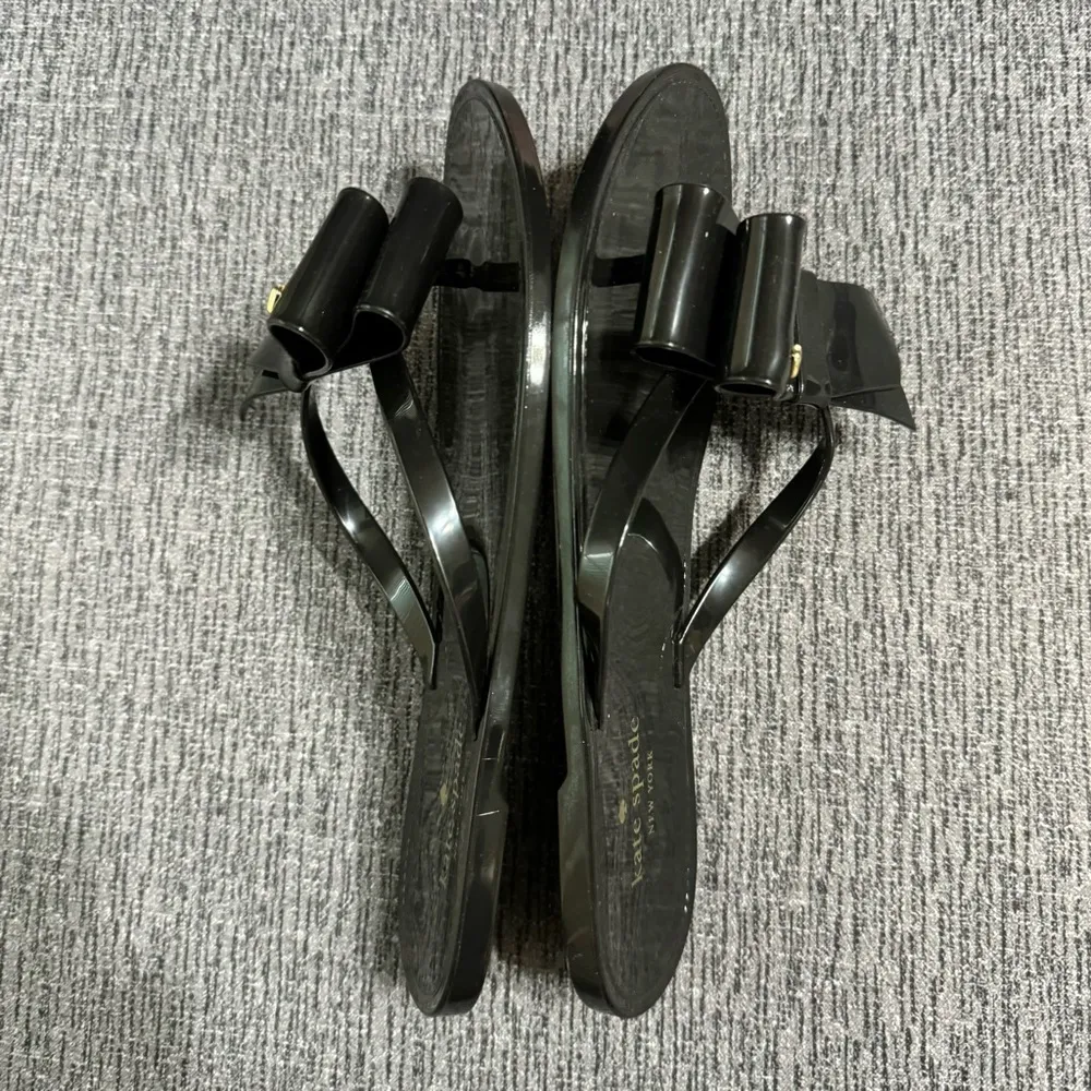 Kate Spade New York Jayla Jelly Bow Flip Flop Sandals - Image 9