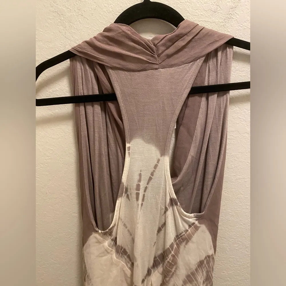 Young Fabulous & Broke Tie Dye Racerback Cowl Neck Blouse - Image 6